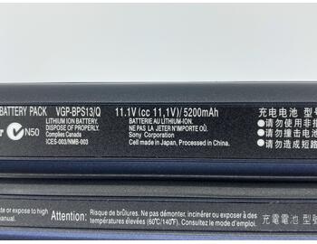 Аккумуляторная батарея для ноутбука Sony VAIO VGP-BPS13 VGN-AW 11.1V Black 4800mAh Orig - фото 3