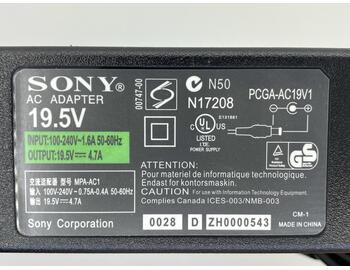 Блок питания для ноутбука Sony 90W 19.5V 4.7A 6.5x4.4mm VGP-AC19V13 Orig - фото 3