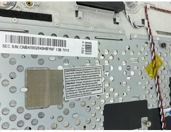 Клавиатура для ноутбука Samsung (QX530) Black, (Silver TopCase), RU - фото 3