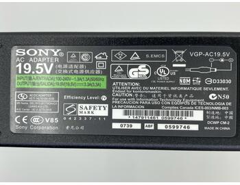 Блок питания для ноутбука Sony 65W 19.5V 3.3A 6.5x4.4mm PCGA-AC19V Orig - фото 3