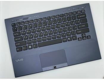 Клавиатура для ноутбука Sony Vaio (VPC-SB) Black, (Black TopCase), RU (for fingerprint reader) - фото 2