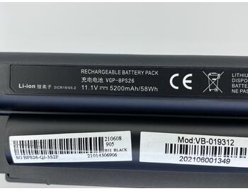 Аккумуляторная батарея для ноутбука Sony VAIO VGP-BPS26 SVE14 11.1V Black 5200mAh OEM - фото 3