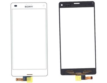 Тачскрин (Сенсорное стекло) для смартфона Sony Xperia Z3 Compact D5803, D5833 белый