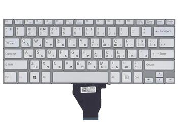 Клавиатура для ноутбука Sony Vaio (FIT 14E) Silver, (No Frame) RU - фото 2