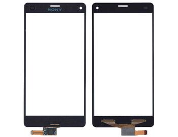 Тачскрін (Сенсорное стекло) для смартфона Sony Xperia Z3 Compact D5803, D5833 чорний