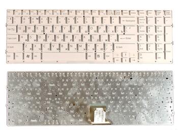 Клавіатура для ноутбука Sony Vaio (VPC-CB, VPCCB, VPCCB3S1R, VPCCB2S1R) White, (No Frame), RU