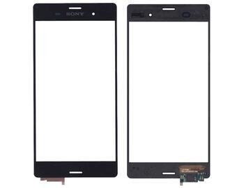 Тачскрін (Сенсорне скло) для смартфона Sony Xperia Z3 D6603, D6633, D6643, D6653, D6616, L55T чорний