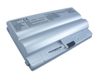 Аккумуляторная батарея для ноутбука Sony VAIO VGP-BPS8 VGN-FZ 11.1V Silver 5200mAh OEM - фото 2