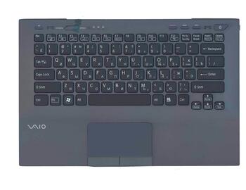 Клавиатура для ноутбука Sony Vaio (VPC-SB) Black, (Gray TopCase), RU - фото 3