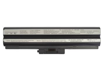 Аккумуляторная батарея для ноутбука Sony VAIO VGP-BPS13 VGN-FW 11.1V Black 5200mAh OEM - фото 5