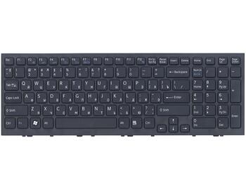 Клавіатура для ноутбука Sony Vaio (VPC-EE, VPCEE) Black, (Black Frame) RU - фото 2