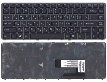 Клавіатура для ноутбука Sony Vaio (VGN-NW) Black, (Black Frame) RU