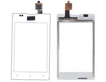 Тачскрін (Сенсорне скло) для смартфона Sony Xperia E / E Dual C1505, C1605 білий