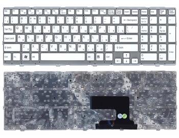 Клавиатура Sony Vaio (VPC-EE, VPCEE) White, (NoFrame) RU