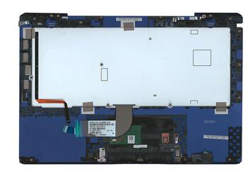 Клавиатура Sony Vaio (VPC-SB, VPC-SD) Black, с топ панелью Blue, RU (for fingerprint reader) - фото 2