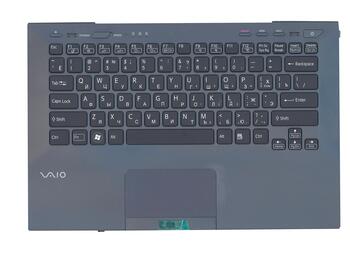 Клавіатура для ноутбука Sony Vaio (VPC-SB) Black, (Black TopCase), RU (for fingerprint reader) - фото 2