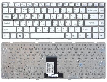 Клавиатура для ноутбука Sony Vaio (VPC-EA) White, (No Frame) RU