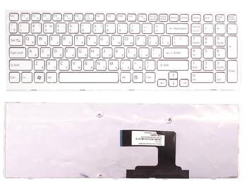 Клавиатура для ноутбука Sony Vaio (VPC-EL) White, (White Frame), RU