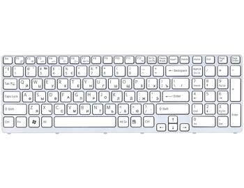 Купить Клавиатура для ноутбука Sony Vaio (SVE17) White, (White Frame) RU