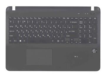 Клавиатура для ноутбука Sony (SF510) Black, с подсветкой (Light), с топ панелью (Black), RU - фото 2
