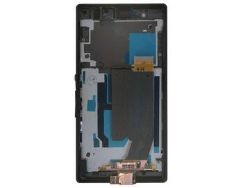 Матриця з тачскріном (модуль) для Sony Xperia Z C6603 чорний з рамкою