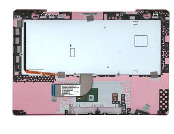 Клавиатура Sony Vaio (VPC-SB, VPC-SD) с подсветкой (Light), Silver,с топ панелью (Pink), RU - фото 2