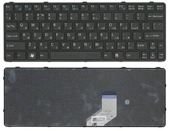 Клавиатура для ноутбука Sony Vaio (SVE11) Black, (Black Frame) RU
