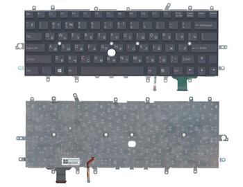 Клавіатура для ноутбука Sony Vaio (SVD11) з підсвіткою (Light), Black, (No Frame), RU
