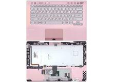 Купить Клавиатура для ноутбука Sony Vaio (VPC-SB), Silver, (Rose Frame) RU (fingerprint reader)