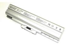 Купить Усиленная аккумуляторная батарея для ноутбука Sony VAIO VGP-BPS13 VGN-CS 10.8V Silver 7800mAh OEM