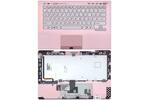 Клавиатура для ноутбука Sony Vaio (VPC-SB), Silver, (Rose Frame) RU (fingerprint reader)