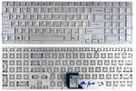 Клавиатура для ноутбука Sony Vaio (VPC-CB17, VPC-CB) Silver, (No Frame) RU